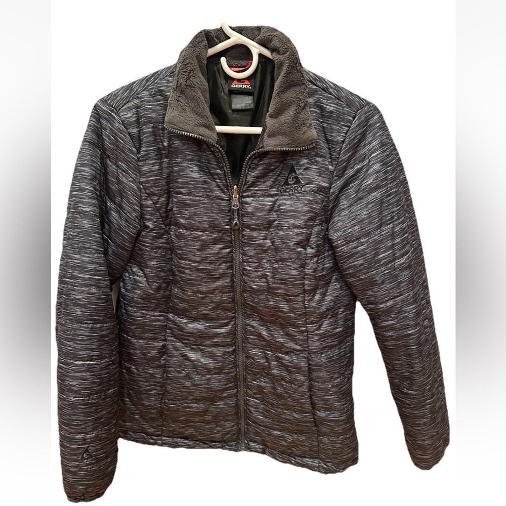 WOMEN’S GERRY ZIP QUILTED PUFFER COAT JACKET SIZE: SMALL